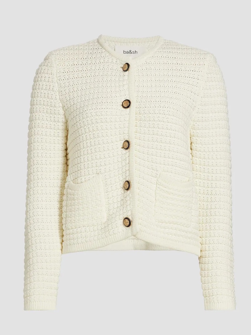 ba&sh Ivory Gaspard Cardigan